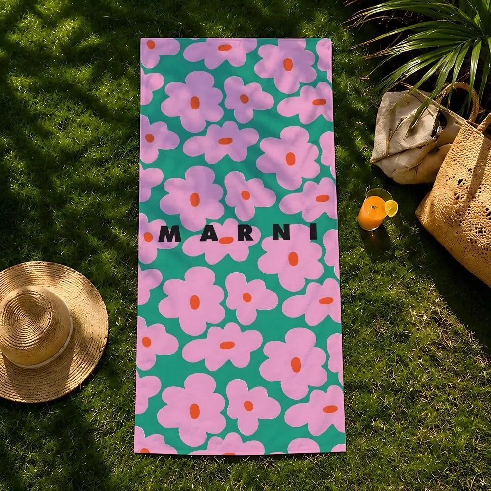 Brand M-MARNI Towel beach towel, quick drying absorbent bath towel for Swim,Gym,Camping,Outdoor hot