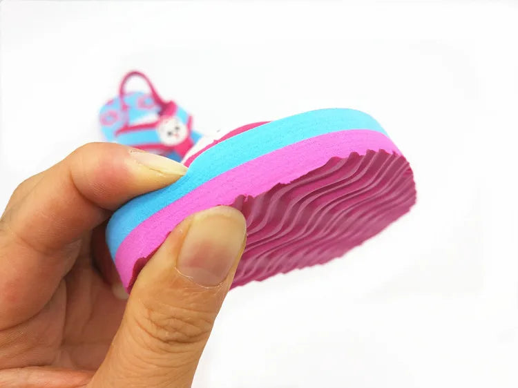 2026 Summer Children Cute Cartoon Animal Slippers Beach Shoes Kids Flip Flops Elastic Band Anti-slip Sandals Boys Girls Slippers