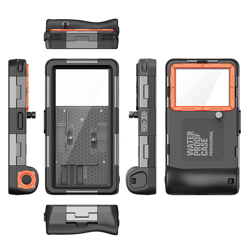 New Multifunctional Durable Waterproof 15m /50Ft Universal 6.9inch Waterproof Phone Case Underwater Photography Ip68 Professional Diving Suitable for Iphone/Samsung/Xiaomi/Huawei/Google