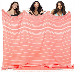 Cotton Turkish Beach Towels Extra Large Sand Free Quick Dry Clearance Swim Bath Camping  Towel Travel Blanket Adult Essentials