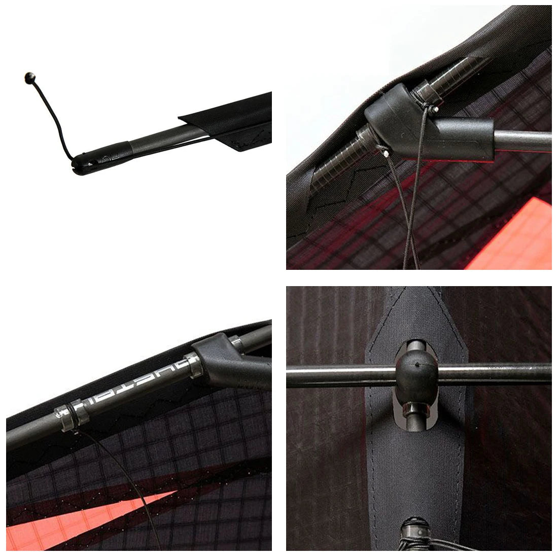 9KM Freilein Acrobatic Kite 2.34m 2 Line Professional Stunt Kite Blackjazz Ⅲ Beach Wrist Strap + 2x30mx150lb Spectra Lines +Bag