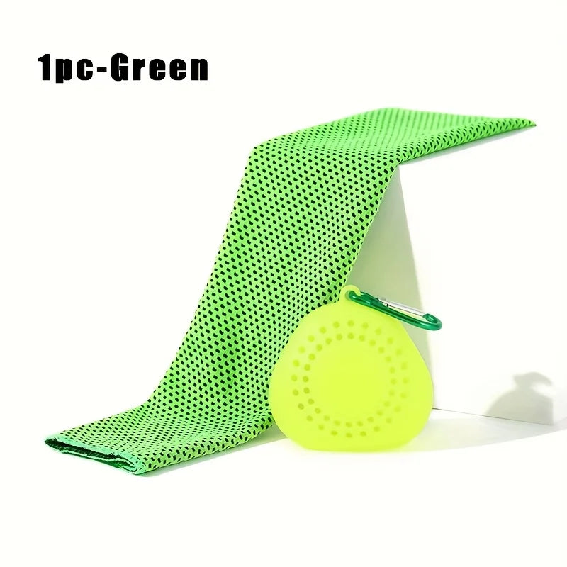 Ice Cooling Microfiber Towel Quick Dry Soft Lightweight Gym Yoga Camping Running Beach Sports Towel Super Absorbent for Outdoor