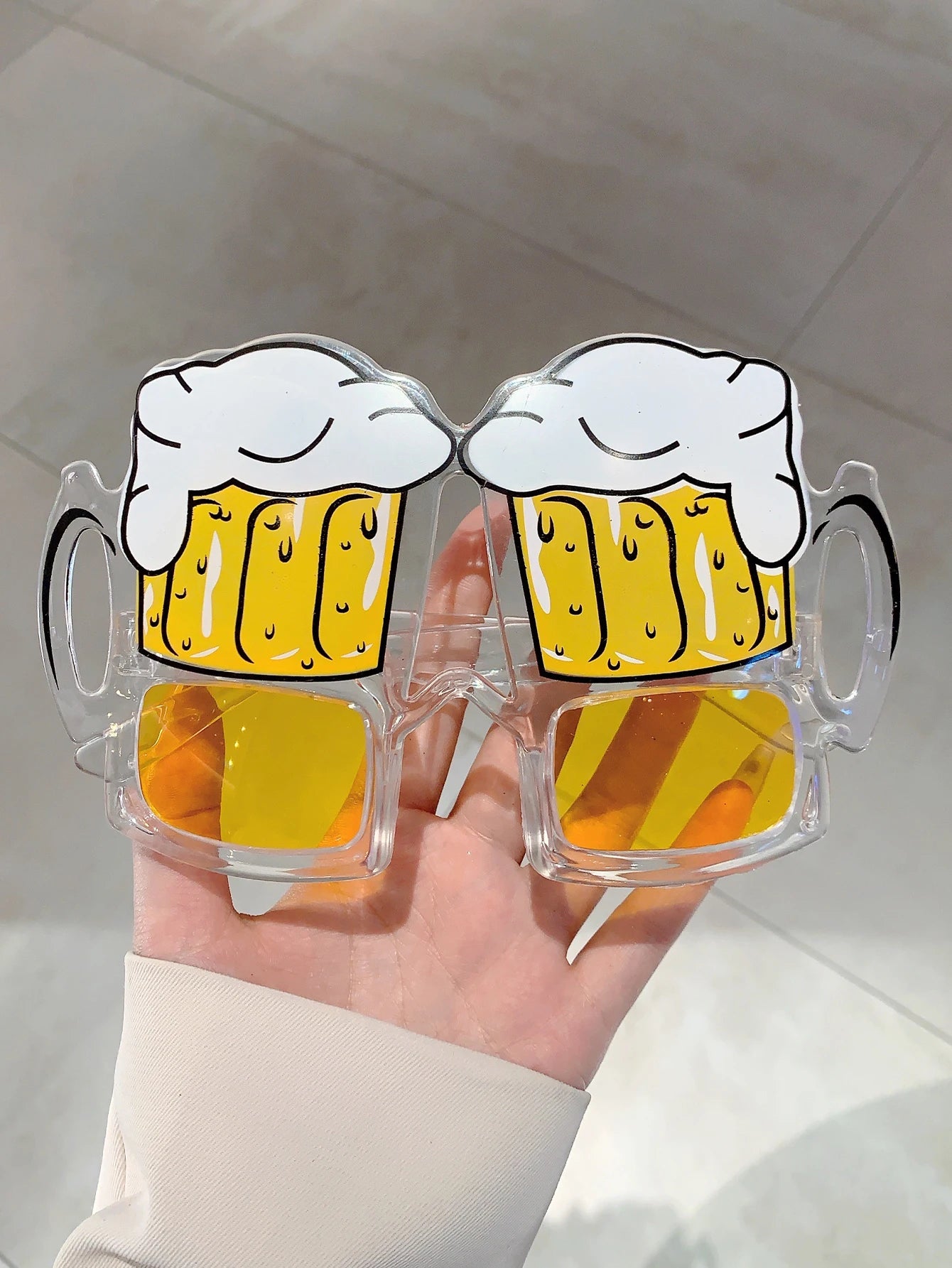 KAMMPT Novelty Party Shades Fun Hawaiian Tropical Fancy Photo Props Eyewear Summer Beach Party Decor Crazy Glasses for Adults