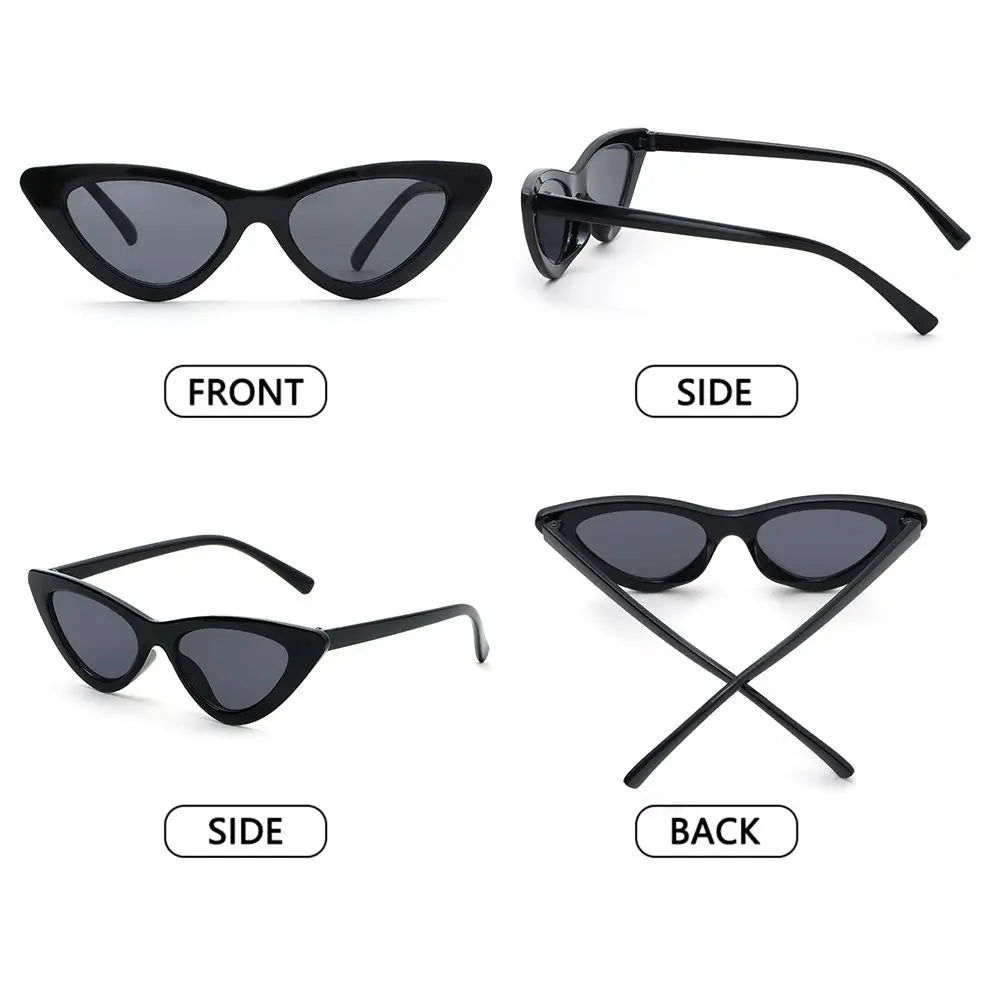 Vintage New Cat Eye Kids Sunglasses Boys Girls Small Triangle Frame Gift Sun Glasses Children Baby Oculos De Sol Infantil UV400