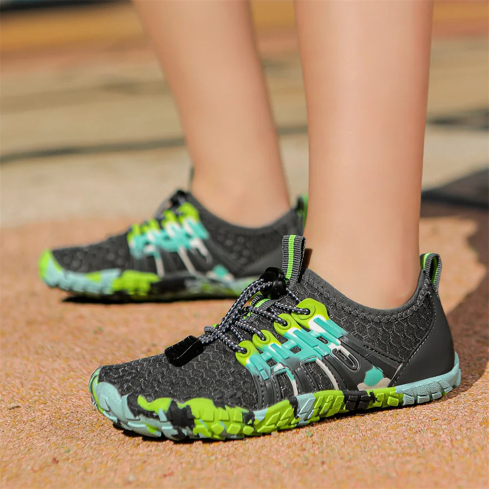 Children Outdoor Water Shoes Barefoot Aqua Five Fingers Sock Swimming Breathable Hiking Wading Beach Outdoor Upstream Sneakers