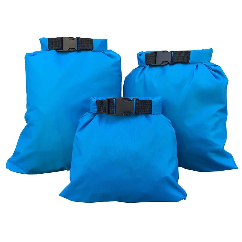 1.5L 2.5L 3.5L 3Pcs Waterproof Dry Bag Storage Pouch Rafting Canoeing Boating Kayaking Carrying Valuable Perishable Items