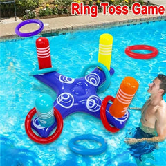 Yard Toss Game for Family - Ring Toss Games, Indoor and Outdoor Sports Toys, Beach Toys, Swimming Pool Toys, Birthday Gift.