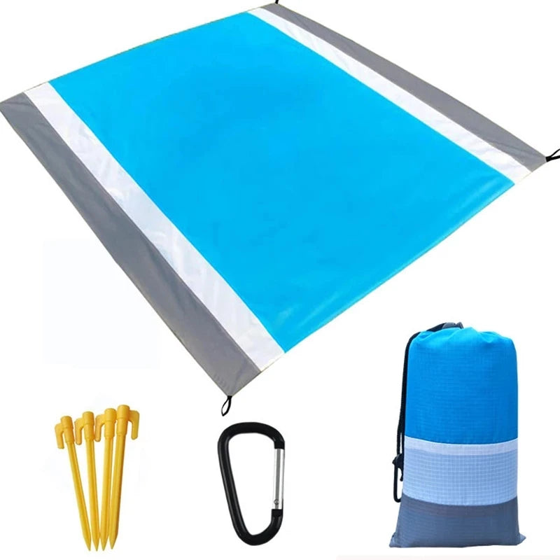 2026 Oversized Beach Mat Sand Free Beach Towel Outdoor Travel Camping Beach Blanket Home Decor Rugs Portable Foldable Picnic Mat