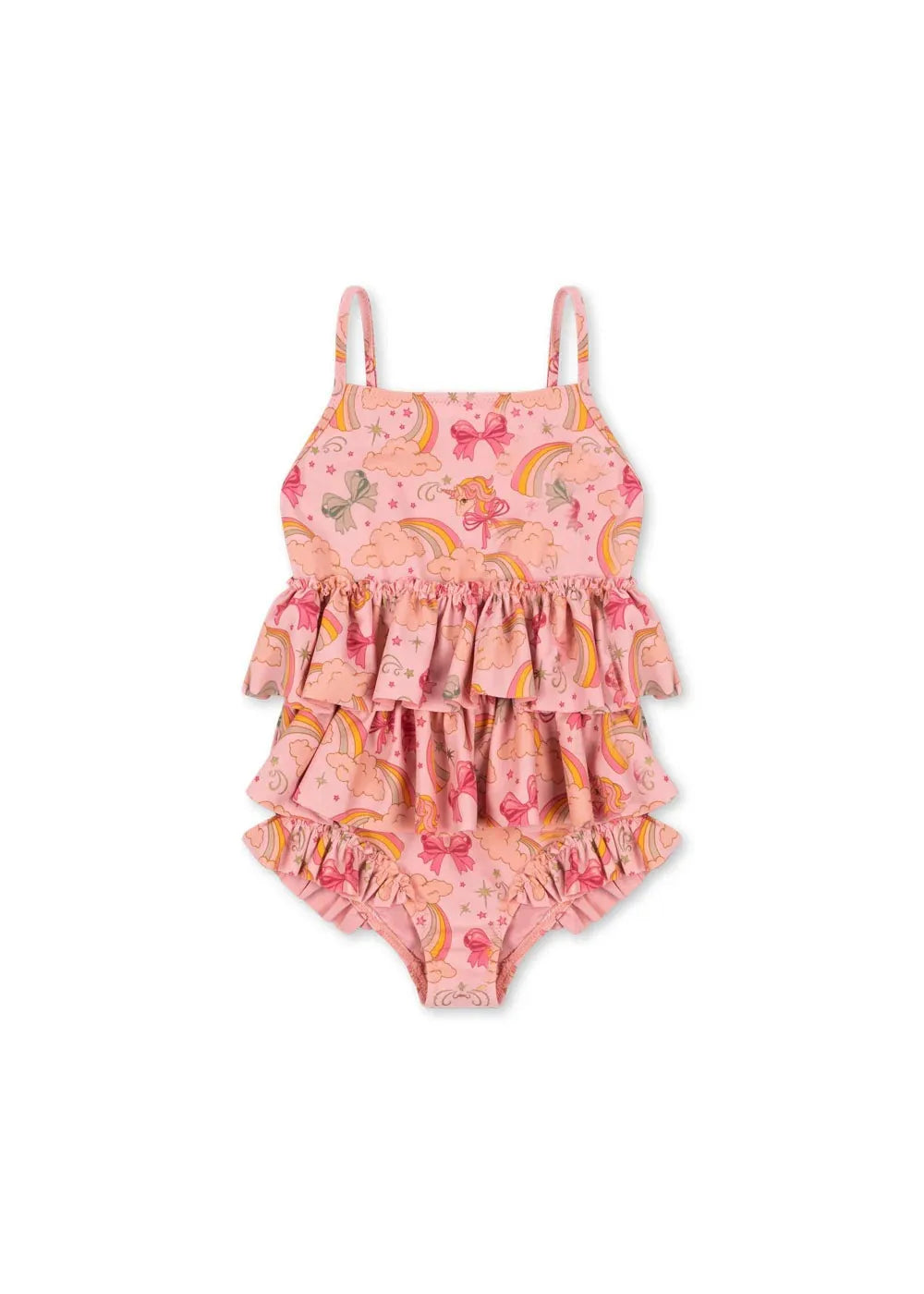 2026 KS Baby Girls Swimming Suit Wear Kids Clothes Girls Holiday Swimwears Bikini One Piece Cap Sister Brother Matching 18M-9Y