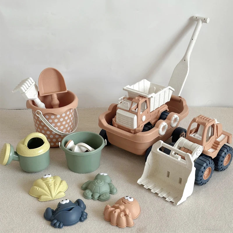 Beach Toy Excavator Engineering Vehicle Sand Digging Toy Sand Beach Toy Sand Digger Tool Truck
