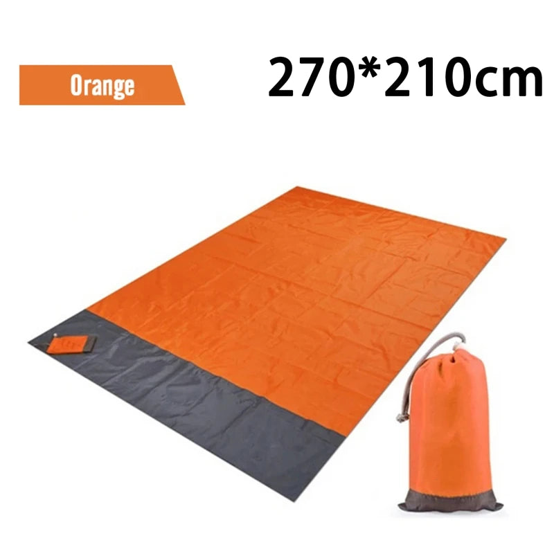 Waterproof Beach Mat Extra Large Outdoor Camping Mat Blanket Folding Sand Free Pocket Mattress Portable Lightweight Picnic Mats