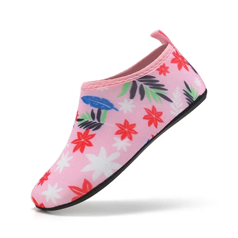 Children Water Beach Shoes Swimming Barefoot Girls Quick-Drying Aqua Shoes Boy Color Light Soft Slipper Snorkeling Swim Socks