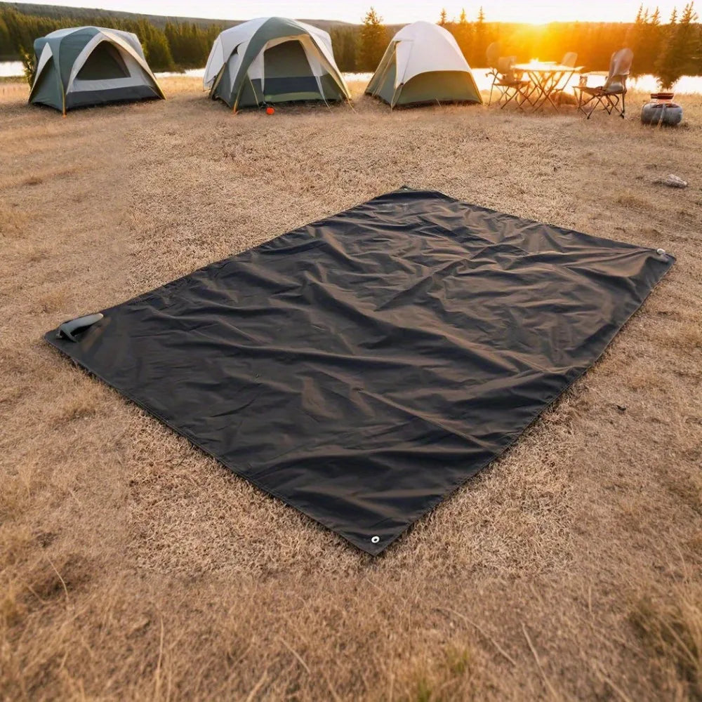 Thickened Non-Slip Outdoor Camping Mat, Heavy-Duty Oxford Ground Mat, Portable for Camping Hiking Beach Travel