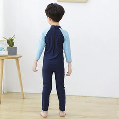 Kids Cartoon Swimwear 3-11 Years Long Sleeve UV Protection Rash Guard for Boys Girls