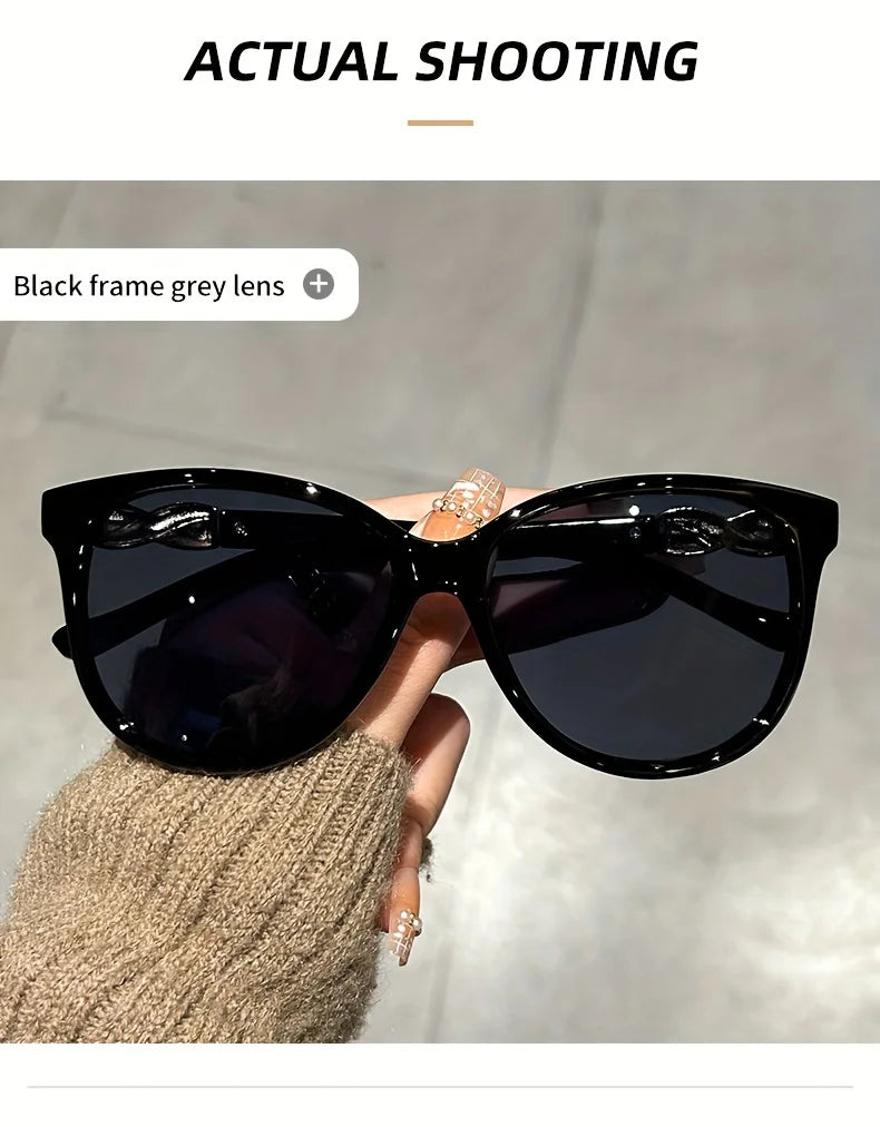 Women's Cat Eye Sunglasses Retro Butterfly Sunglasses Women's Fashion Mountaineering Sunglasses
