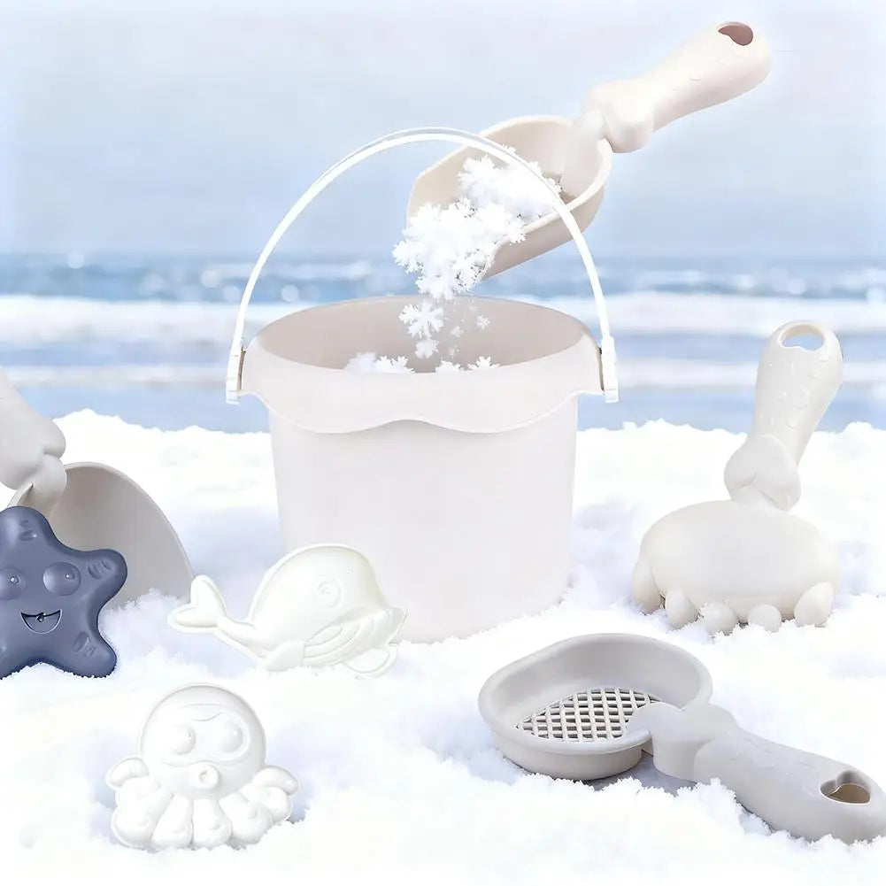 Children's Beach Toy Set, ATV, Sand Digging and Water Toy, Bucket, Hourglass, Shovel, Beach Sand Play Tool Toy