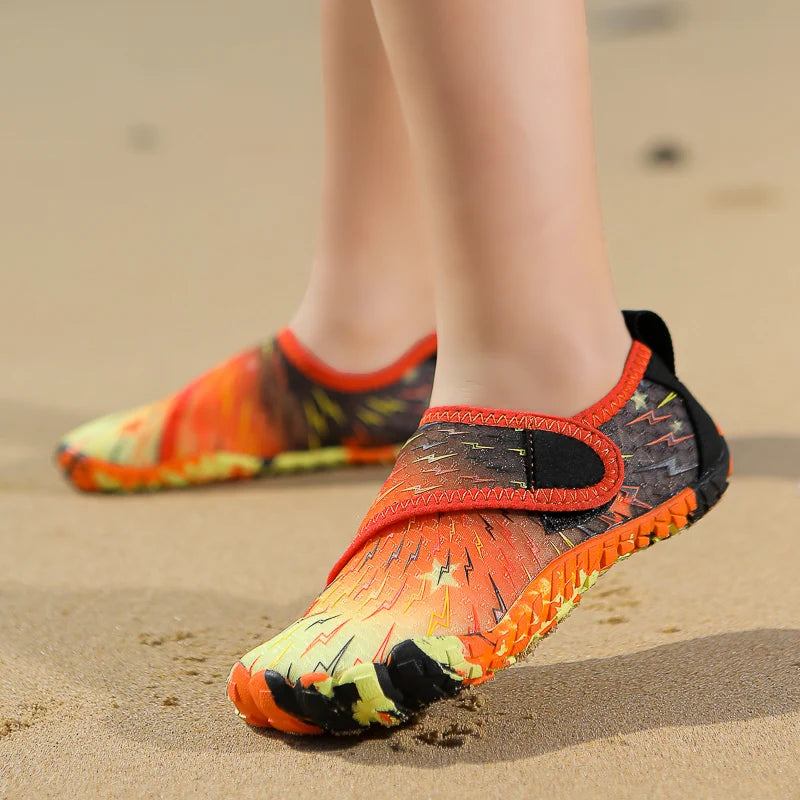 Children Outdoor Water Shoes Barefoot Aqua Five Fingers Sock Swimming Breathable Hiking Wading Beach Outdoor Upstream Sneakers