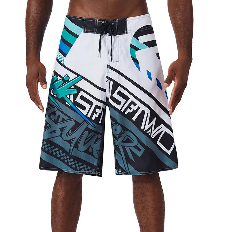 Summer Quick Drying Men Surf Beach Shorts Fitness Muscle High Quality Water Sports Men Beach Shorts  swimshorts  bermuda homme