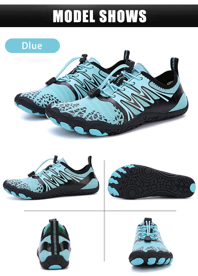 EOCENE Men Women Barefoot Outdoor Sports Aqua Shoes Quick-dry Beach Swimming Fitness Wading Hiking Cycling Water Sneakers Shoes