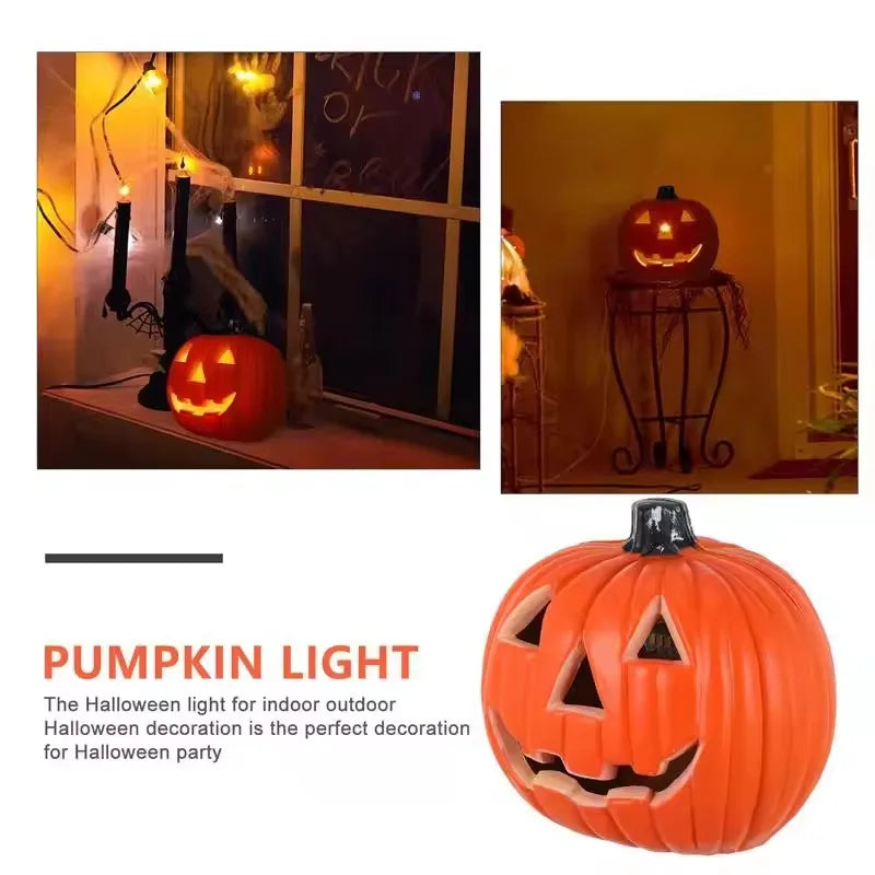1Pc Decorative Pumpkin Halloween Props Lantern Decor Pumpkin Decoration Pumpkin Light Outdoor Halloween Decorationsation