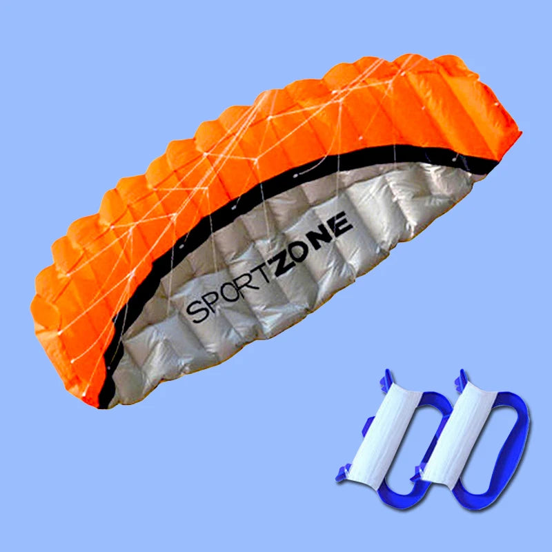 Large 250cm sports kites flying dual line power kites outdoor toys beach kite board wind kites toys kitesurfing ripstop nylon
