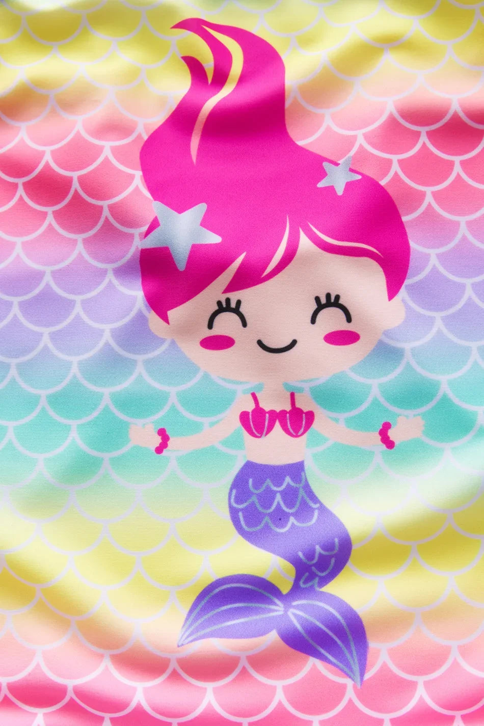 Girls Swimsuit One-Piece Mermaid Fish Scale Unicorn Children's Swimwear Girls Beachwear 2 3 4 5 6 7 8 Years