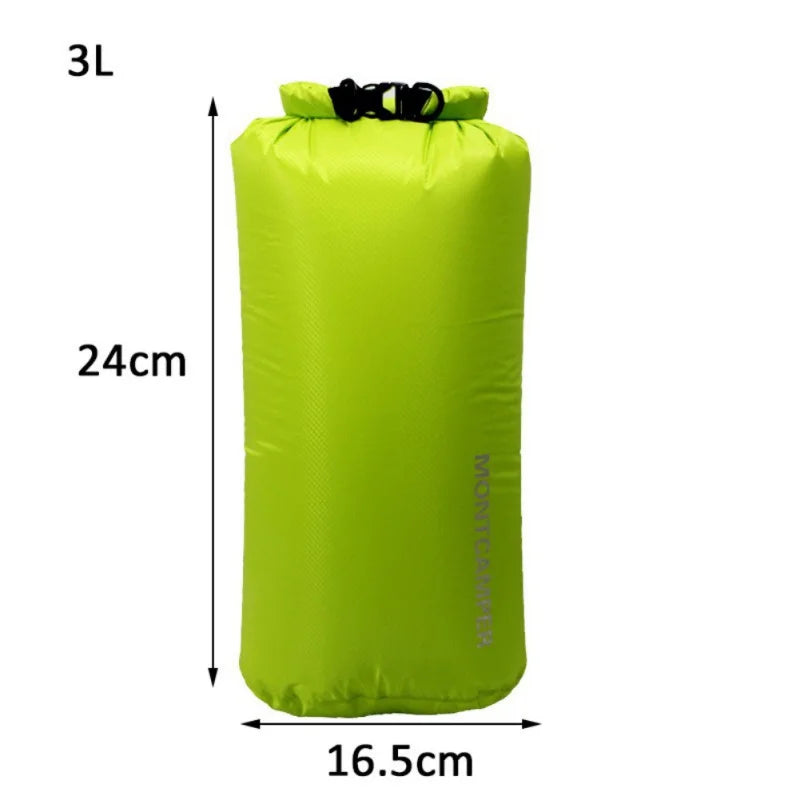 3/5/10/20/35L Dry Bag Sack Nylon Ultralight Drifting Swimming Clothes Storage Bag Pack Waterproof Rafting Kayaking Sport Bag