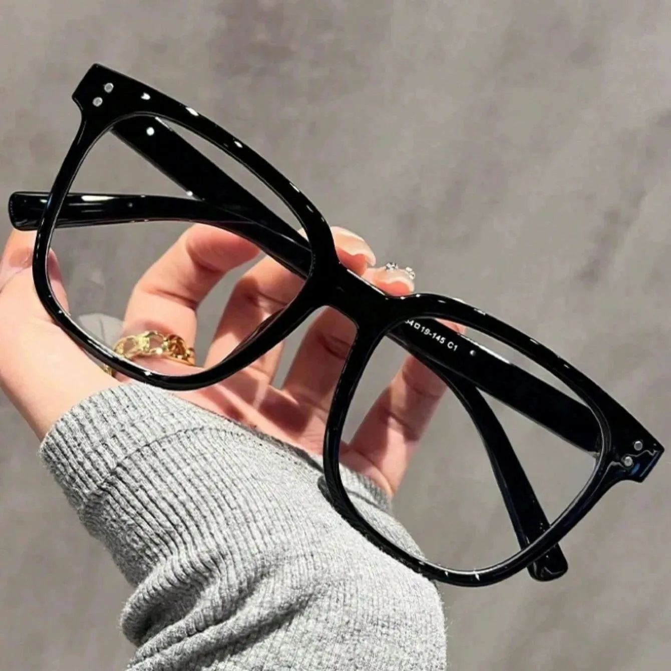 3pcs Unisex Square Frame Blue Light Blocking Glasses - Stylish Campus Look, Face-Flattering Optical Eyewear