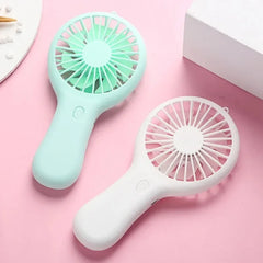 Small Handheld Fan Mini Rechargeable USB Fan Pocket Small Student Office Desktop Portable