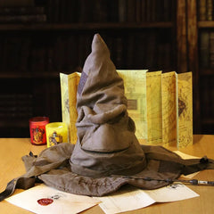 Fashion Movies Witch Wizard Hat Potters Sorting Hat Leather Halloween Party Props Dress Up Hat Men Cosplay Costume Accessories