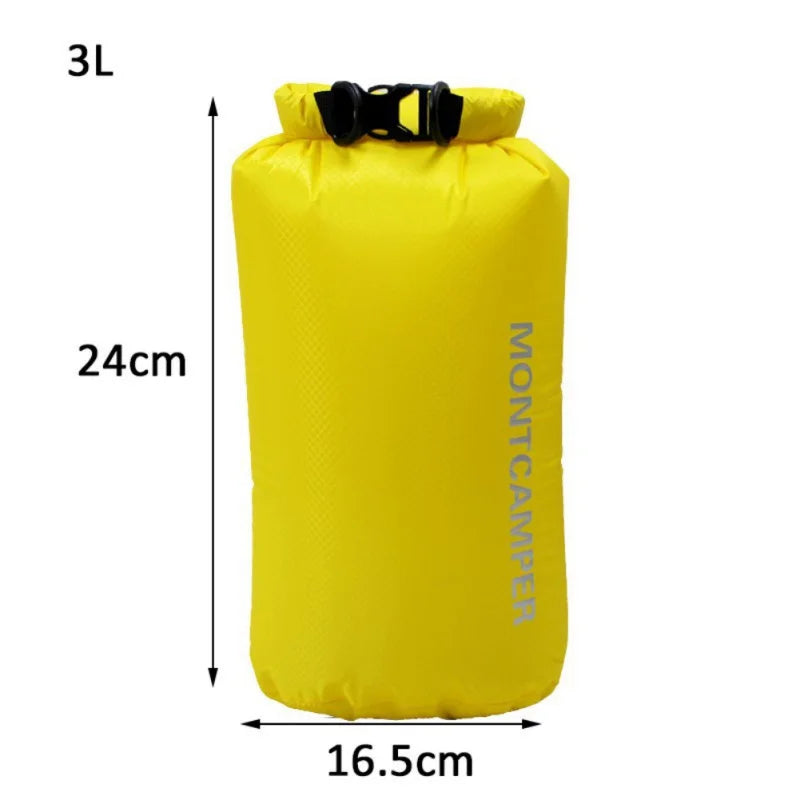 3/5/10/20/35L Dry Bag Sack Nylon Ultralight Drifting Swimming Clothes Storage Bag Pack Waterproof Rafting Kayaking Sport Bag