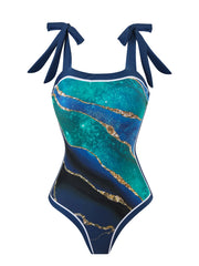 Summer New Custom-Made Digital Printed One-Piece Bikini Swimsuit for Women Conservative Sun Protection One-Piece Gauze Skirt 2-Piece