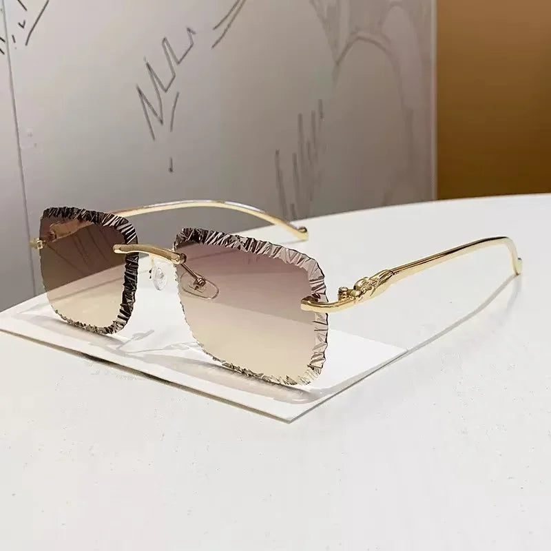 1pc European Men's and Women's Box Fashion Sunglasses for Summer Sunshade, Sunscreen, UV Protection, Sports Glasses Frame for St