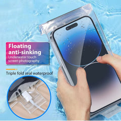 Underwater Waterproof Bag Transparent Mobile Phones Pouch Bags Universal Summer Swimming Phone Protector Case for iPhone Samsung