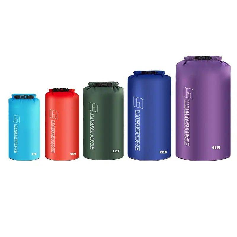Portable Waterproof Dry Bag Sack Ultralight Drifting Swimming Storage Bag Rafting Kayaking Bag 3/5/8/12/15/25/35/75L Bag