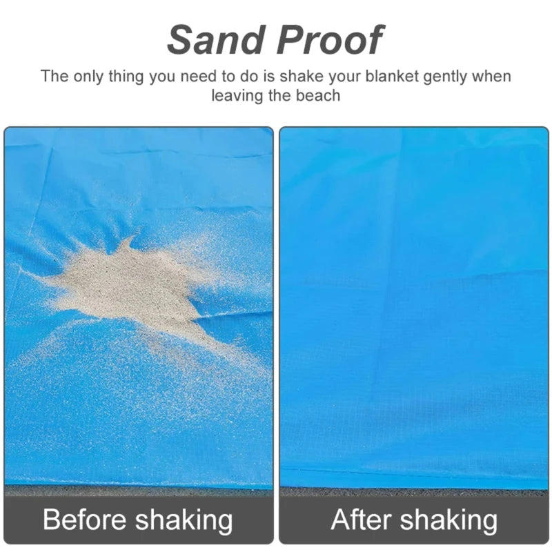 Waterproof Beach Mat Extra Large Outdoor Camping Mat Blanket Folding Sand Free Pocket Mattress Portable Lightweight Picnic Mats