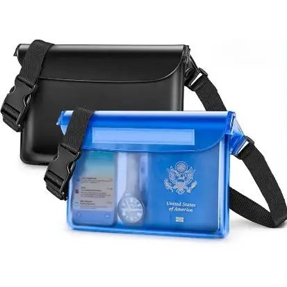 HAISSKY 1pcs Mobile Phone Waterproof Pouch For iPhone 17 16 15 14 Pro Max Air Plus Outdoor Swimming Drift Diving Waist Pack