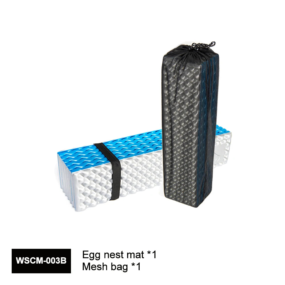 Ultralight Folding Egg Nest Camping Pad Portable Foam Sleeping Mat with Storage Bag for Outdoor Hiking Backpacking Camping