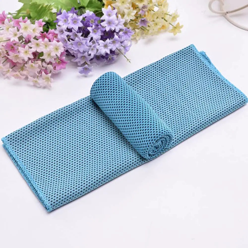 Breathable Travel Running Yoga Fitness Sports Cooling Towels Instant Cool Ice Towels Sweat-absorbent Towel Hiking Towels