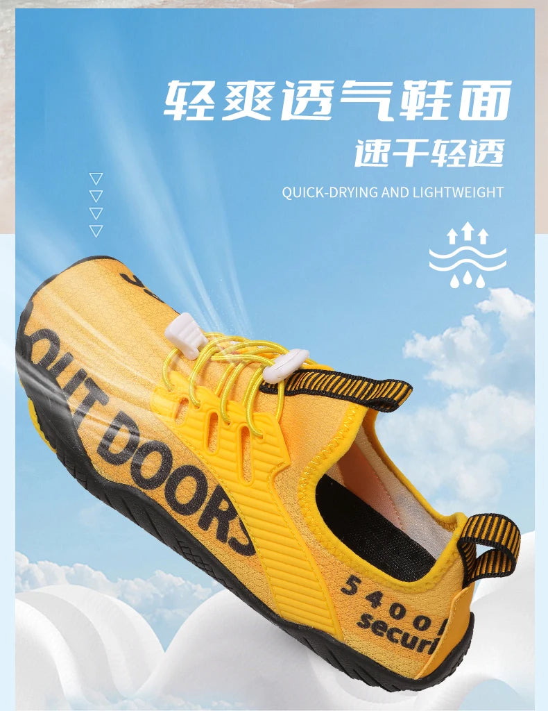 Men River Tracing Water Shoes Woman Outdoor Beach Swimming Mountaineering Shoes Breathable Summer Quick-Dry Aqua Shoes Wading