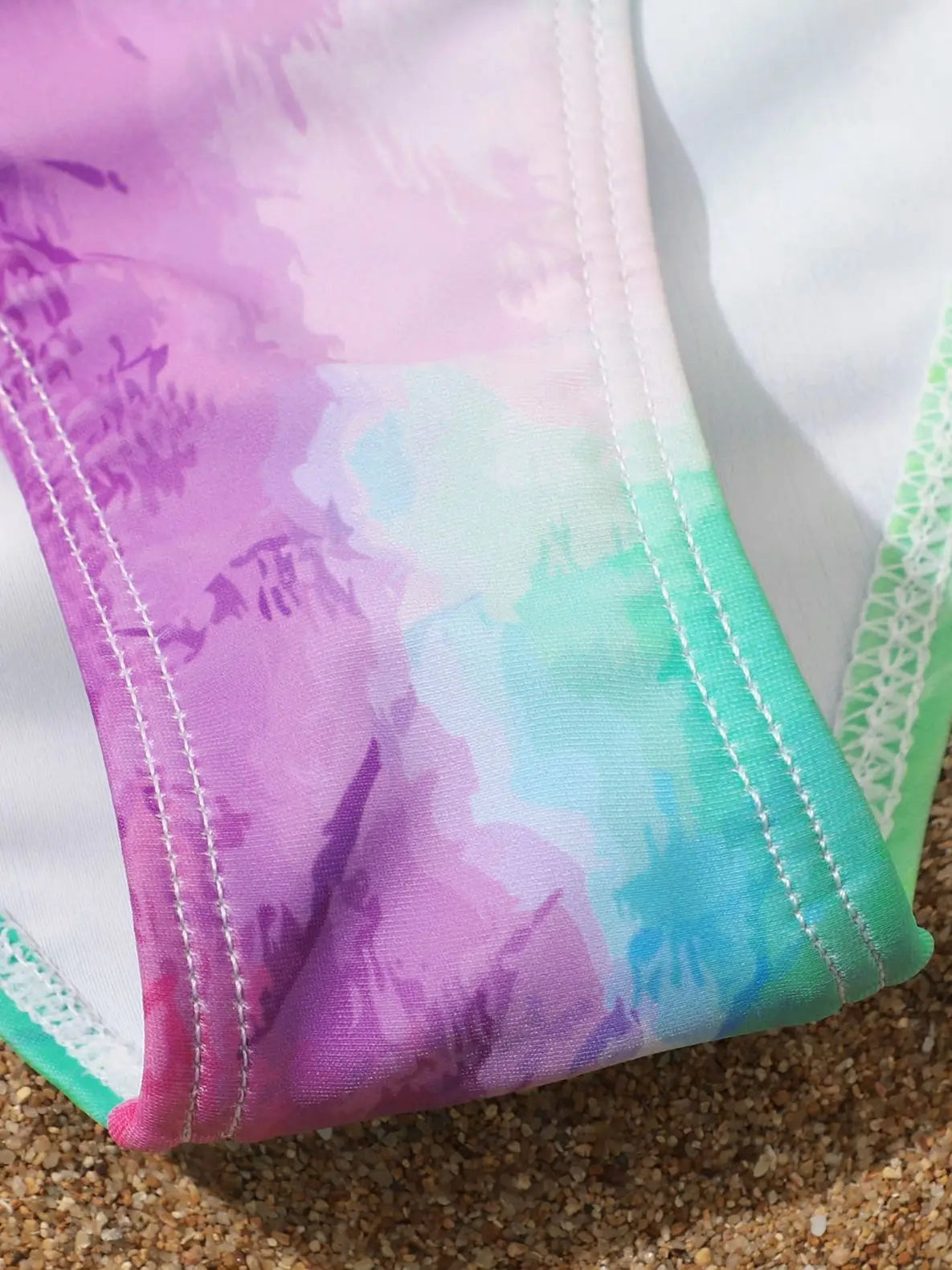 4 Pieces Bikinis Set Top & Skirt 2026 Girls Swimsuit Kids Swimwear Female Children Bathers Bathing Swimming Swim Suit Beachwear