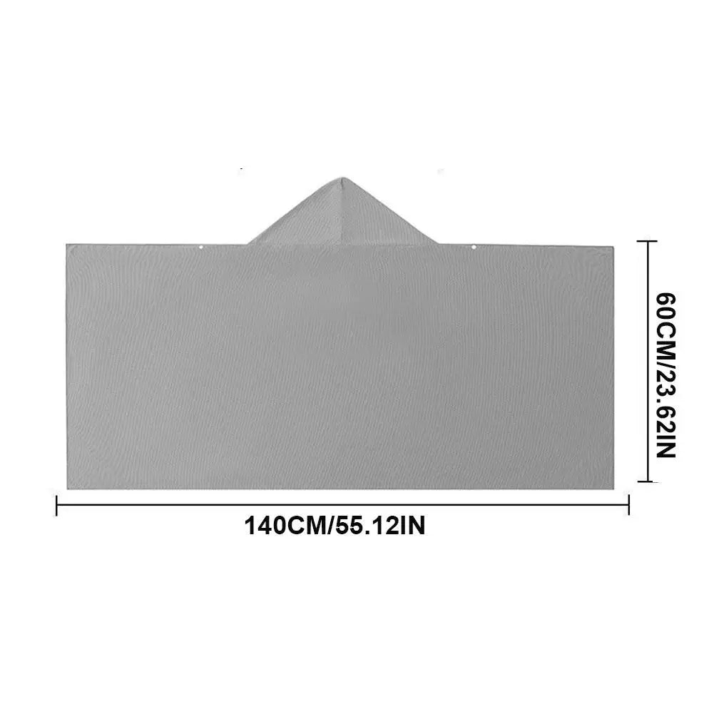 Cooling Hooded Towel Poncho UV Protection Sun Shield for Swimming Beach Pool Outdoor Sports Wipe Sweating Towel