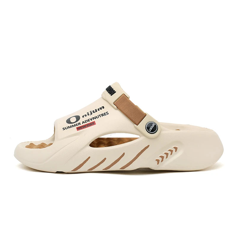 Men Slippers New Summer EVA Soft-soled Platform Slides Sandals Indoor Outdoor Walking Beach Shoes Flip Flops Mens Shoes