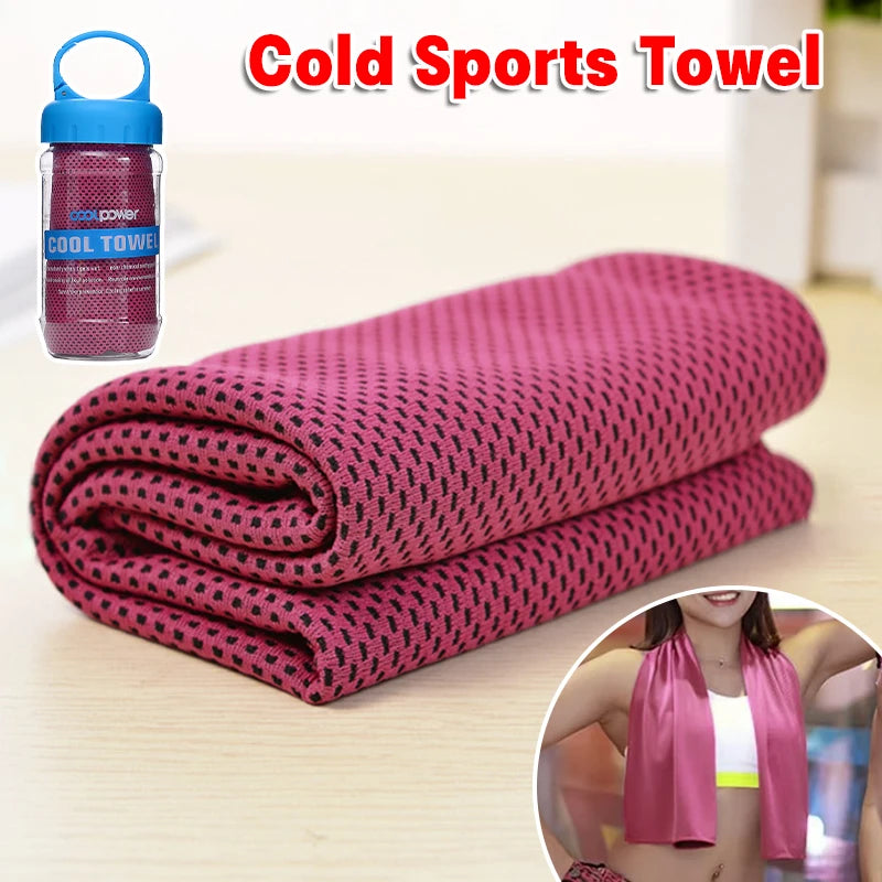 Breathable Cooling Towel Microfiber Mesh Ultra Soft Lightweight Quick Dry Ice Wipes Outdoor Sports Sunstroke Prevention