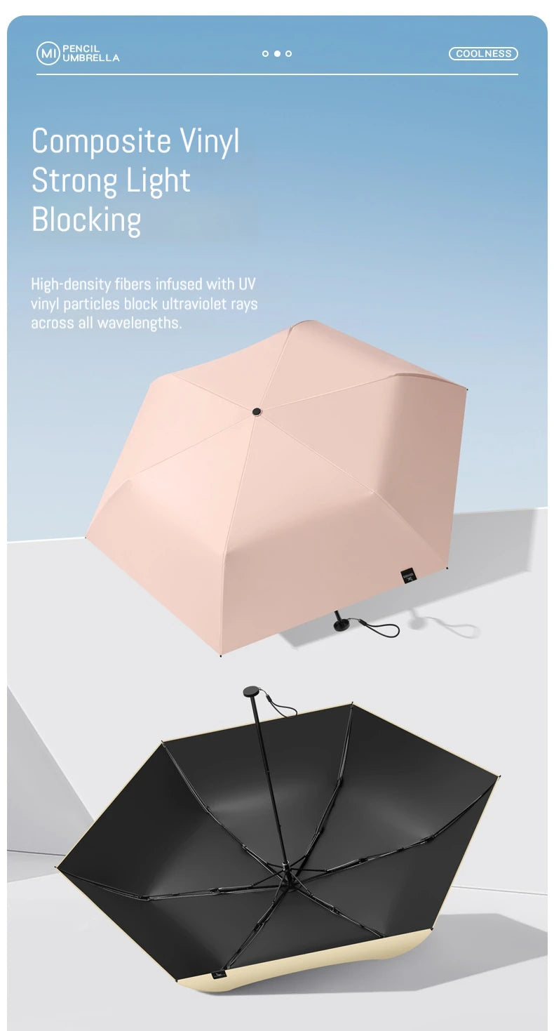 145g Japanese Style Portable Brazing Sun Protection, UV Protection, Weather Resistance, Manual Umbrella
