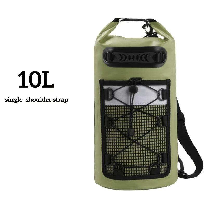 Swimming PVC Pack Dry Bag Backpack for Women Men 10L 20L Waterproof Shoulder Kayak Trekking Drifting Rafting Surfing Boating Bag