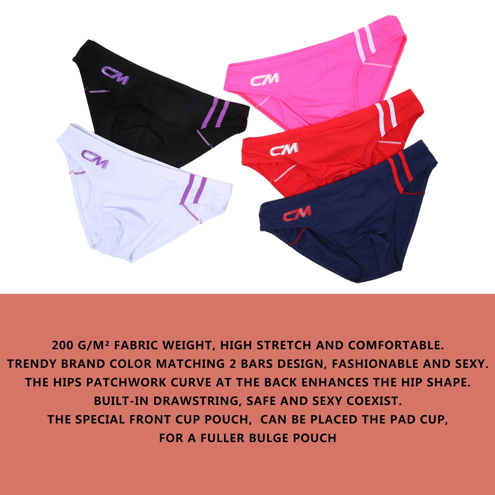 Sexy Swimsuit Man Swim Trunks Swimwear Men Y2K Swimming Briefs Maillot De Bain Beach Shorts Classic Sunga Bathing Suit