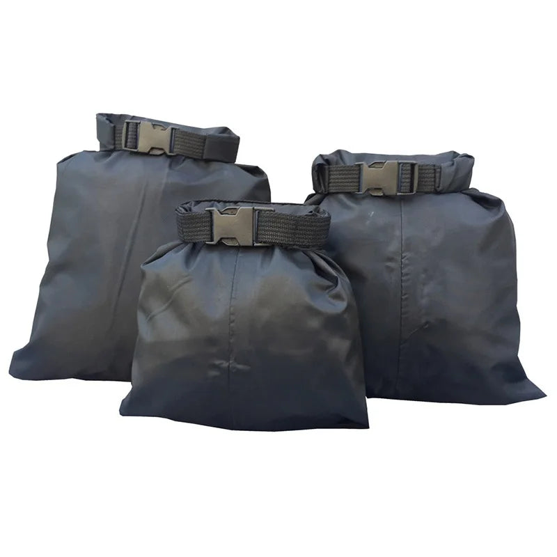 1.5L 2.5L 3.5L 3Pcs Waterproof Dry Bag Storage Pouch Rafting Canoeing Boating Kayaking Carrying Valuable Perishable Items