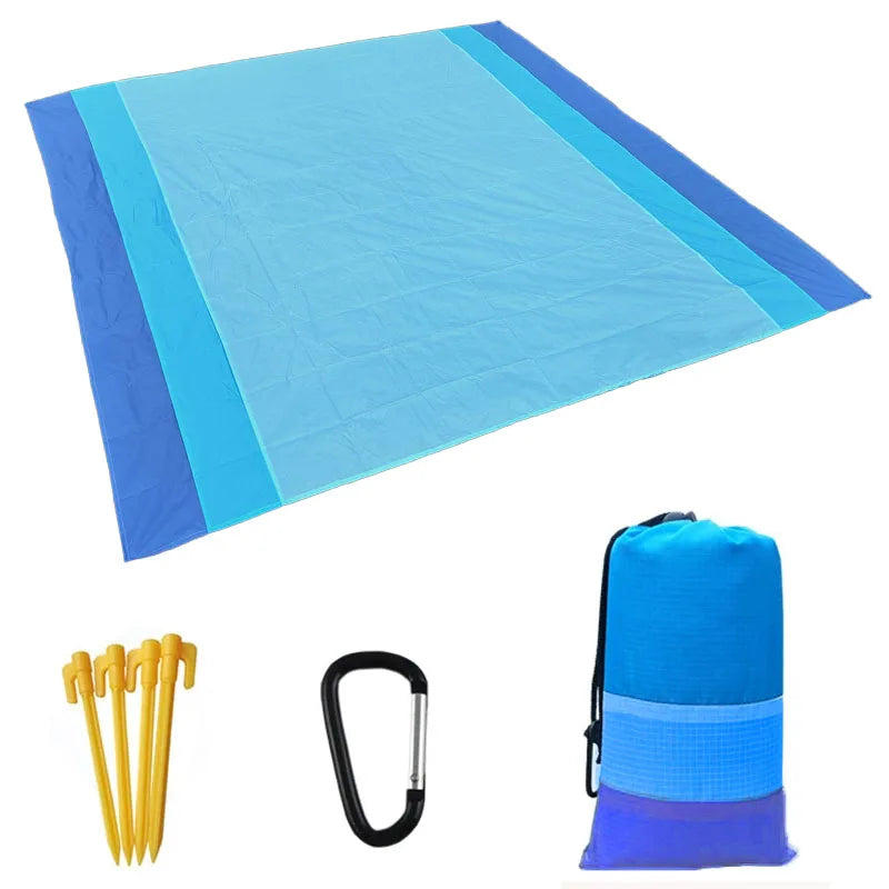 2026 Oversized Beach Mat Sand Free Beach Towel Outdoor Travel Camping Beach Blanket Home Decor Rugs Portable Foldable Picnic Mat