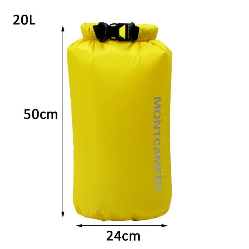 3/5/10/20/35L Dry Bag Sack Nylon Ultralight Drifting Swimming Clothes Storage Bag Pack Waterproof Rafting Kayaking Sport Bag